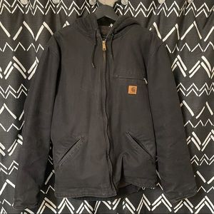 Heavy Duty Hooded Carhartt Sherpa Lined Coat